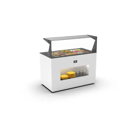 Super Prix Module Buffet Froid 3 GN 1/1 avec &eacute;tag&egrave;re de service BUF65E - SAYL