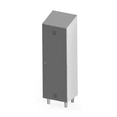 Armoire rangemt 600x600x2035 3 etageres + separaration serrures 2 points - Sofinor Vente Directe