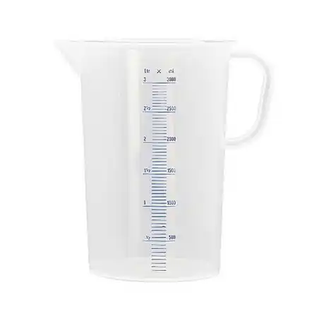 Mesure - plastique, gradu&eacute;e 3L Marque