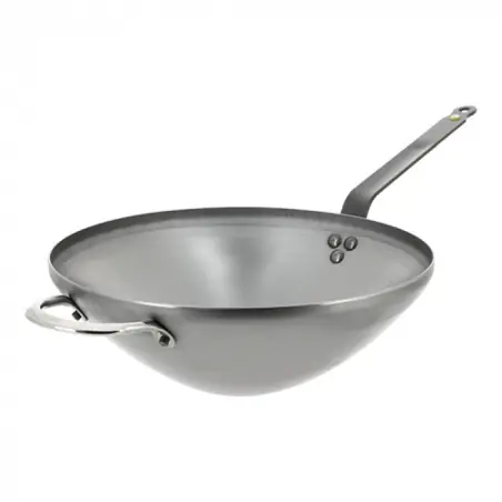 Offre Spéciale Wok &Oslash;40cm - Fond Plat - Emga