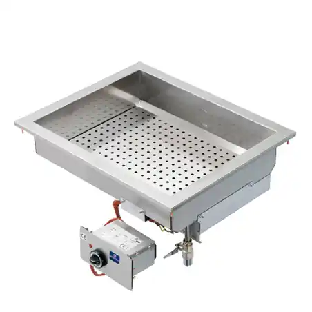 Top Qualité Bain-Marie &Eacute;lectrique Int&eacute;gr&eacute; 1 Cuve GN 2/1 - VI6570BMED - Virtus