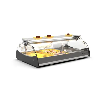 Livraison Express Vitrine de Salle de Bain Noire Polyvalente, Portes Coulissantes, 1 &Eacute;tag&egrave;re R&eacute;glable CMX3E - SAYL