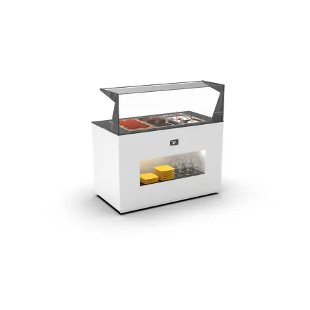 Module Buffet Chauff&eacute; Bain-Marie Professionnel BUB65E - SAYL Commander Vite