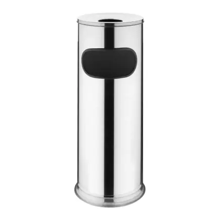 Bon Plan Borne cendrier Bolero 18L - Acier Inoxydable &Eacute;l&eacute;gant - R&eacute;f. C539 - Bolero