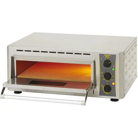 Meilleur Prix Four électrique à pizza compact 1 étage 67x58x27 cm