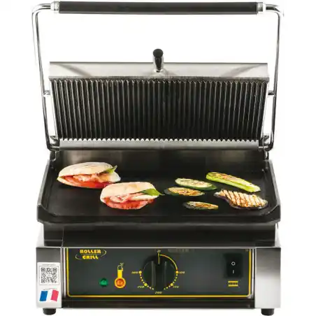 En Vogue Roller Grill grill fonte rainurée simple 3 KW