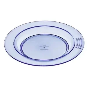 Assiette 1/2 creuse  diamètre 18cm couleur bleue Remise
