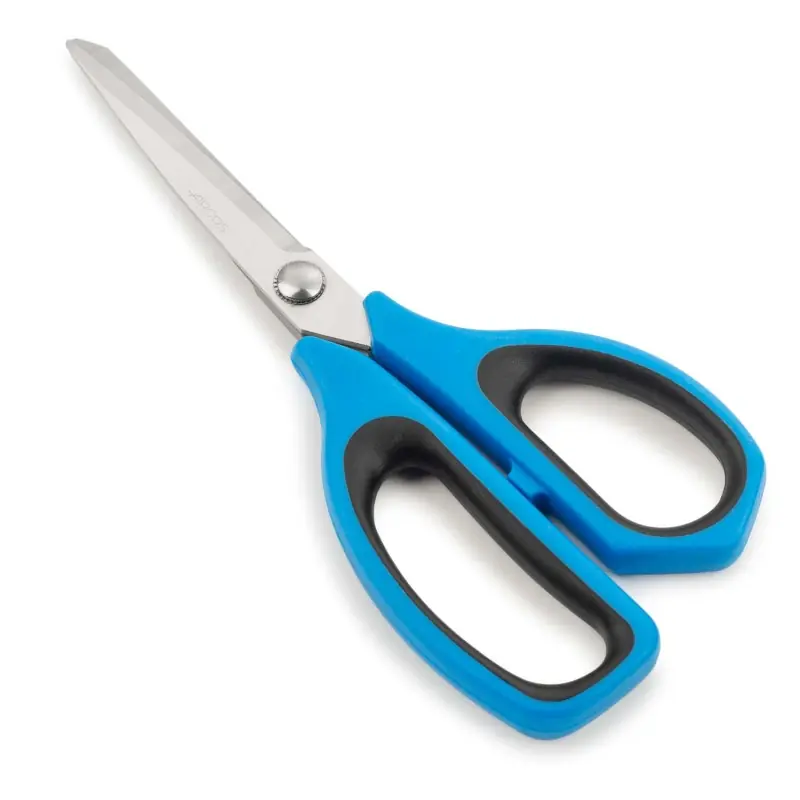 Retour Gratuit CISEAUX DE CUISINE LAME CRANTEE 215 MM-BLEU