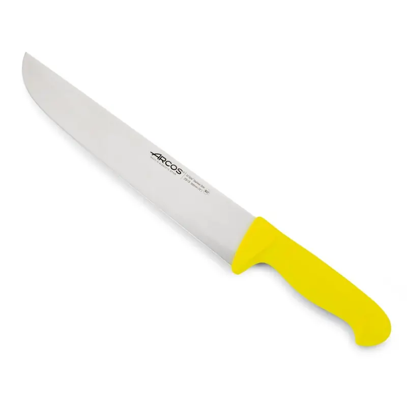 Prix Choc Couteau de boucher 30 cm-jaune