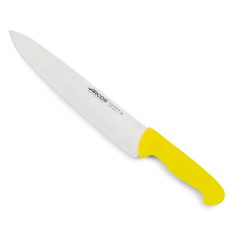 Couteau de cuisine 30cm-jaune Premium