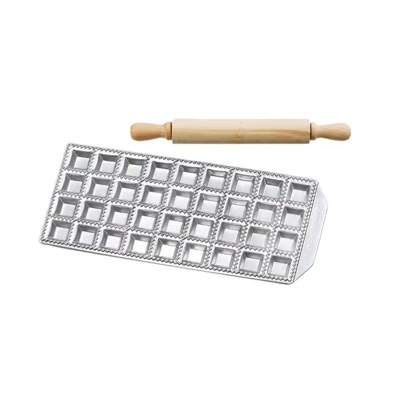 MOULE 36 RAVIOLIS 3,4X3,4 CM + ROULEAU Tendance