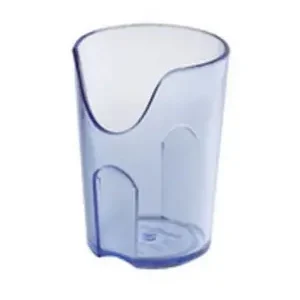 25 Gobelets bleus à découpe nasale 16cl Top Qualité