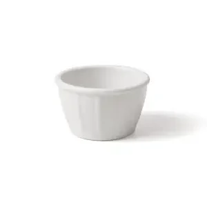 Vente Directe 24 SAUCIERS RONDS MELAMINE BLANC