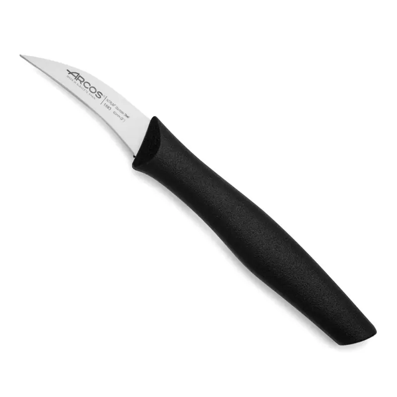 Commander Maintenant Couteau bec d'oiseau manche polypropyléne noir-6cm