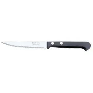 DZ  COUTEAU STEAK MANCHE PLASTIQUE 2 RIVETS Produit De Marque