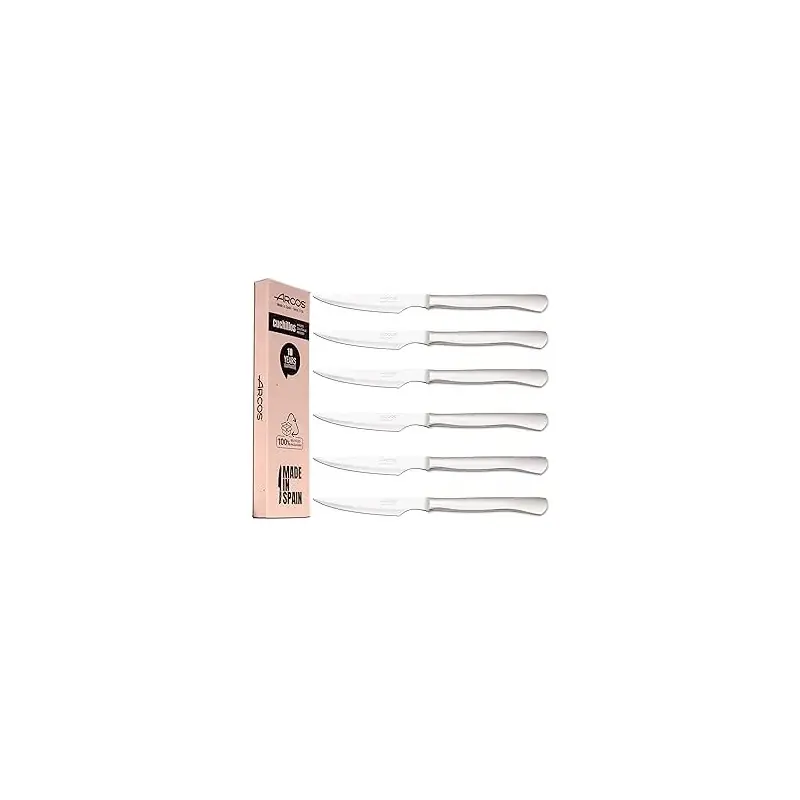 12 COUTEAUX  STEAKS MONOBLOC LISSE 110 MM Exclusif