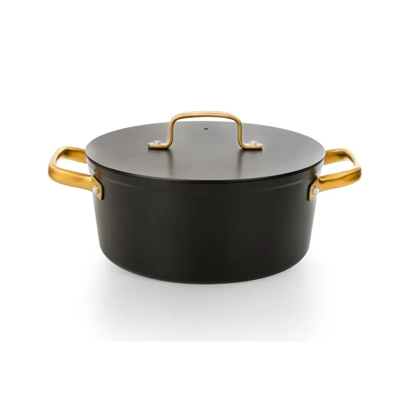 Exclusif FAITOUT ANTIADHESIF 24 CM SAMOA ICONIC NOIR/OR