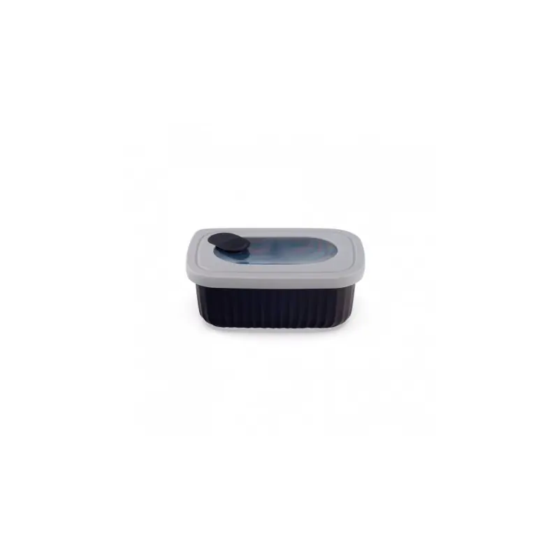 BOITE RECTANGULAIRE NOIRE 85 CL 18.2X12.7 CM POLYPROPYLENE AVEC COUVERCLE Fait Main