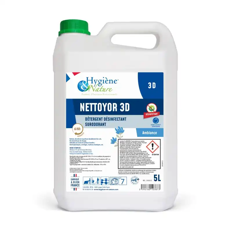 NETTOYOR 3D AMBIANCE BIDON 5L Prix Cassé