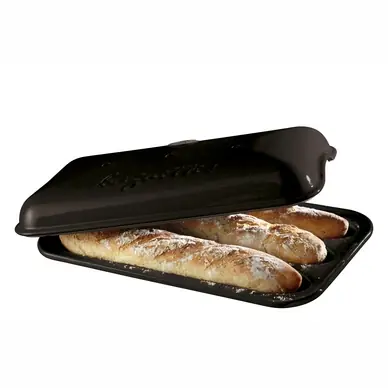 Moule à Pain Emile Henry Fusain 390 x 240 mm (2 pièces) Produit De Marque