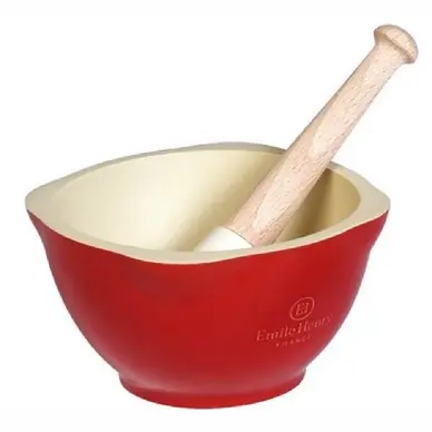 Mortier Emile Henry Grand Cru Ø140 mm (2 pièces) Pas Cher