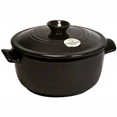 Must-Have Casserole Emile Henry Fusain (22 cm)