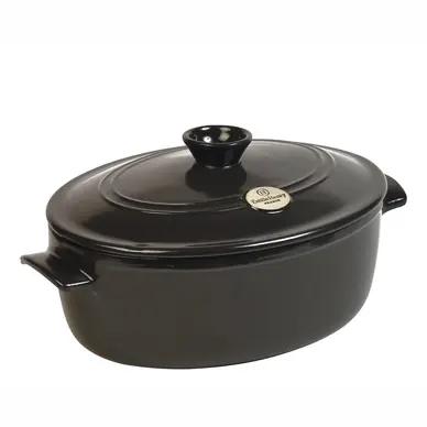Nouvelle Collection Cocotte Emile Henry Fusain (33.5 x 26.5 cm)
