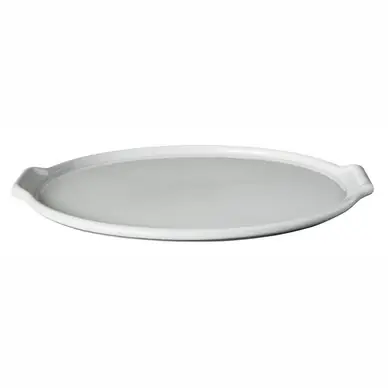 Authentique Plateau de pizza Emile Henry Blanc 33.5 cm (3 pièces)