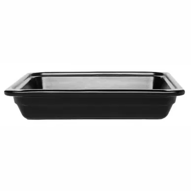 Plat à Four Emile Henry Noir 345 x 325 x 65 mm (2-Pièces) Tendance