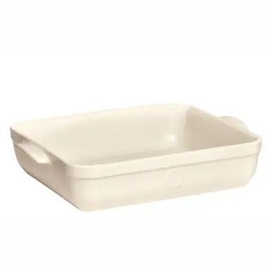 Plat à four Emile Henry Argile 425 x 280 x 80 mm (2 pièces) Pas Cher