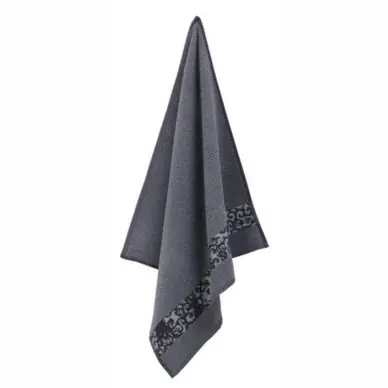 Torchon de cuisine Elias Arabia Grey (ensemble de 2) Usine Directe