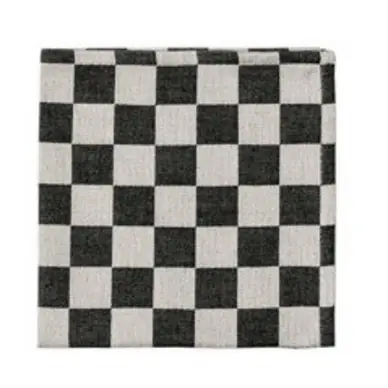 Torchon Elias Pompdoek Black (Set de 2) Vente Flash