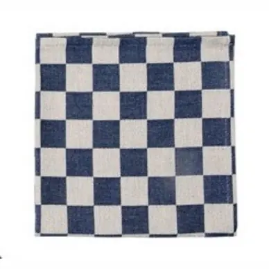 Prix Promo Torchon Elias Pompdoek Blue (Set de 2)