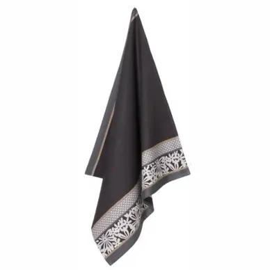 Torchon Elias Flowers Grey (Set de 2) Commande En Gros