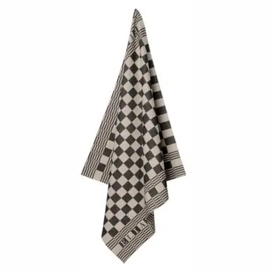 Torchons Elias Pompdoek Black (Set de 2) Jusqu’à Épuisement Des Stocks