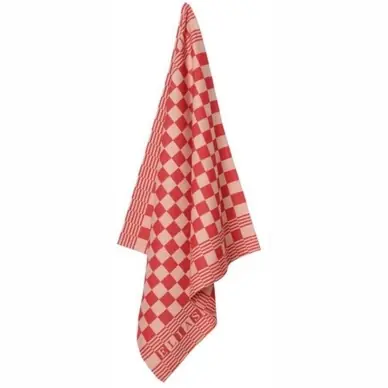 Torchon Elias Pompdoek Red (Set de 2) Vente Flash