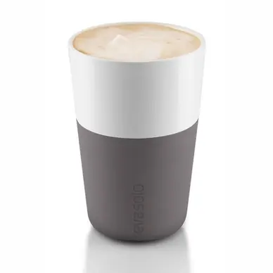 Dernier Modèle Tasse à café latte Eva Solo Elephant Grey (set de 2)