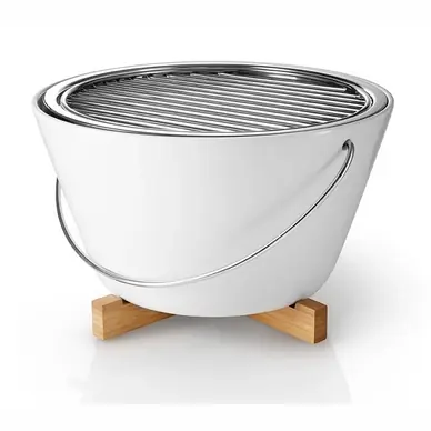 Usine Directe Barbecue de table Eva Solo White 30 cm