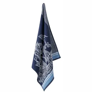 Torchon Elias Caravel Blue (Set de 2) Pas Cher