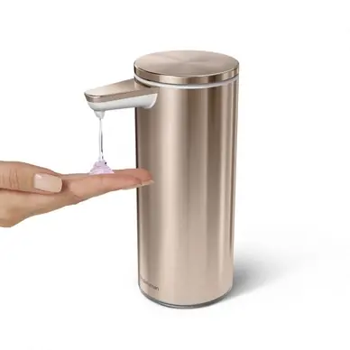 Distributeur de savon simplehuman Sensor Rechargeable Or Rose 266 ml Meilleure Vente
