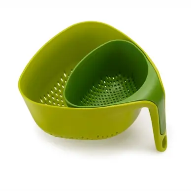 Livraison Mondiale Passoire Joseph Joseph Triangle Vert (set de 2)