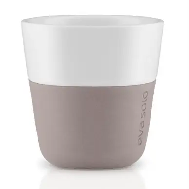 Artisanat Tasse à Espresso Eva Solo Espresso Tumbler Warm Grey 80 ml (set de 2)