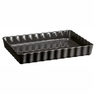 Achat Immédiat Plat à Tarte Emile Henry Fusain 340 x 240 mm (3 pièces)