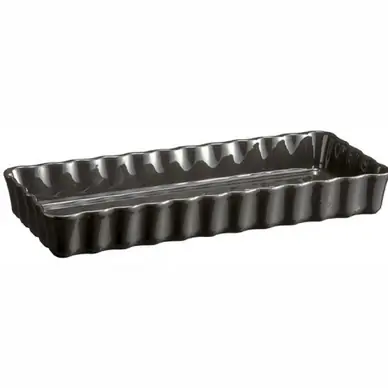 Jusqu’à Épuisement Des Stocks Plat à Tarte Emile Henry Fusain 360 x 150 mm (2 pièces)