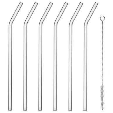 Satisfait Ou Remboursé Pailles en Verre Blomus Sala Bent Clear (lot de 6)