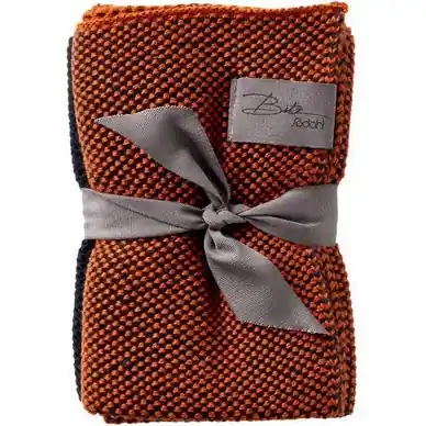 Tendance Torchon Bitz Organic Indigo Amber (2-pièces)