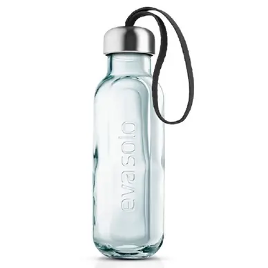 Nouveauté Eva Solo Gourde en Verre Recyclé Black