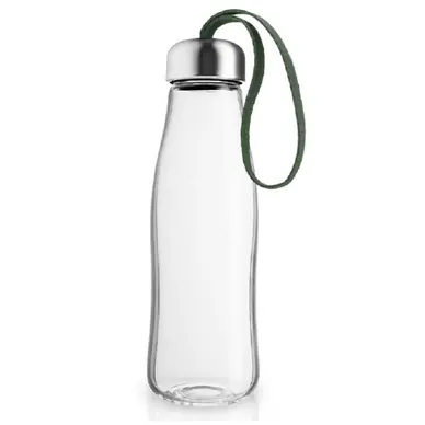 Eva Solo To Go Glass Gourde en Verre Cactus Green 0,5 L Dernier Modèle