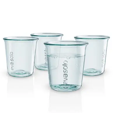 Original Gobelet en Verre Recyclé Eva Solo Transparent 25 CL (Lot de 4)