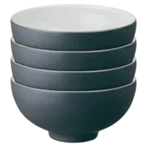 Soldes Bols à Riz Denby Impression Charcoal 480 ml (Lot de 4)
